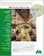 Westside Pavilion Promo Sheet